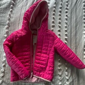 Cat & Jack Fuchsia Quilted Puffer Jacket